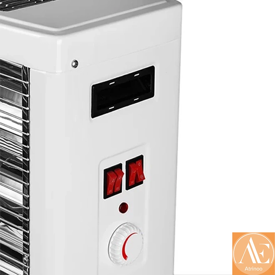 Electric fan heater Barfab model QH-2800 5 بخاری برقی فن دار برفاب مدل QH-2800