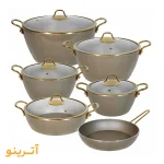 سرویس قابلمه ۱۱ پارچه اویز مدل ویولا