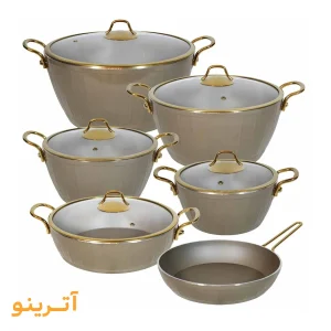 سرویس قابلمه ۱۱ پارچه اویز مدل ویولا