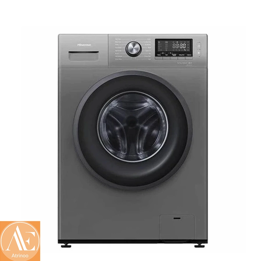 Hisense 8 kg fully automatic washing machine WFKV8010DS ماشین لباسشویی تمام اتوماتیک 8 کیلویی هایسنس مدل WFH8012DS
