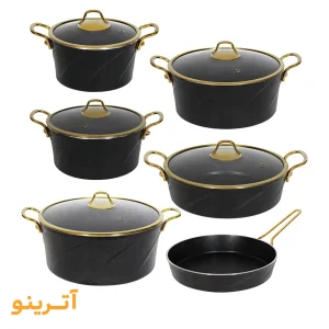 سرویس قابلمه 11 پارچه اویز مدل ماریا