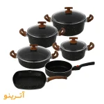 سرویس قابلمه 10 پارچه اویز مدل السا