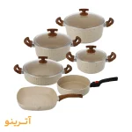 سرویس قابلمه 10 پارچه اویز مدل السا